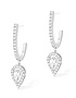 Sieviešu juvelierizstrādājumi  MESSIKA, Joy Hoop Pear-Cut Diamond 2x0.10ct White Gold Earrings, SKU: 07480-WG | dimax.lv