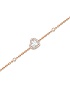 Женские ювелирные изделия  MESSIKA, Joy Cœur 0.15ct Diamond Pink Gold Bracelet, SKU: 12069-PG | dimax.lv