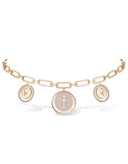 Sieviešu juvelierizstrādājumi  MESSIKA, Choker Lucky Move Charms, SKU: 11972-PG | dimax.lv