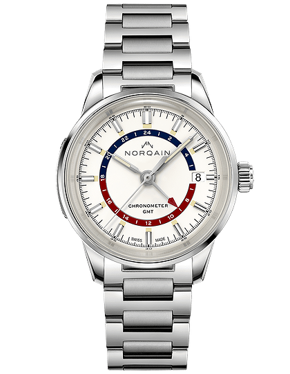 Мужские часы / унисекс  NORQAIN, Freedom 60 GMT / 40mm, SKU: NN2100SG/O211/20BO.18S | dimax.lv