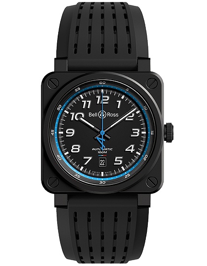 Vīriešu pulkstenis / unisex  BELL & ROSS, BR 03-92 A522 / 42mm, SKU: BR0392-A522-CE/SRB | dimax.lv