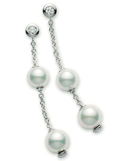 Sieviešu juvelierizstrādājumi  MIKIMOTO, Akoya Pearl, SKU: PEL644DW | dimax.lv