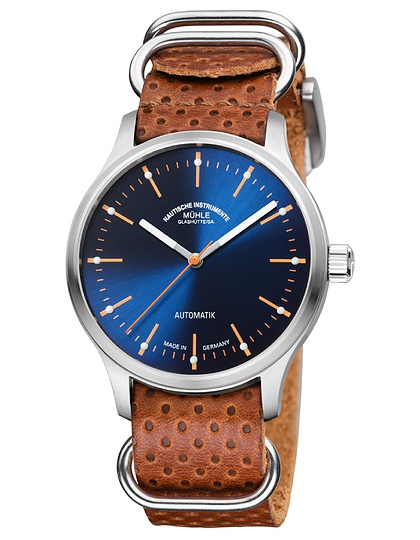 Vīriešu pulkstenis / unisex  MÜHLE-GLASHÜTTE, Panova Blue / 40 mm, SKU: M1-40-72-LB-I | dimax.lv