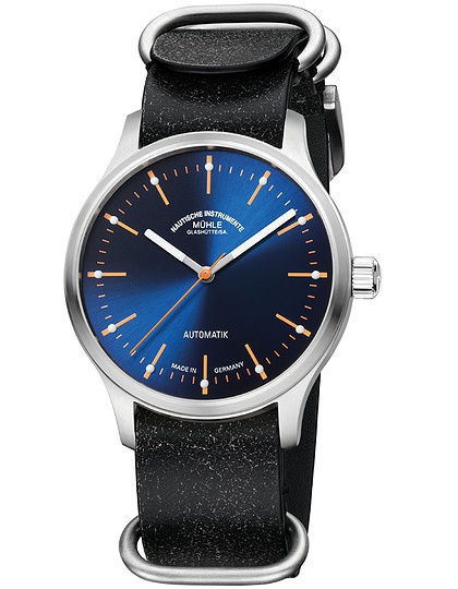 Мужские часы / унисекс  MÜHLE-GLASHÜTTE, Panova Blue / 40mm, SKU: M1-40-72-LB-III | dimax.lv