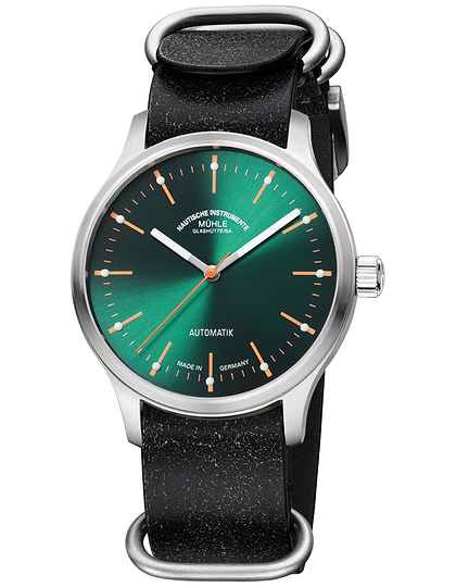 Мужские часы / унисекс  MÜHLE-GLASHÜTTE, Panova Green / 40mm, SKU: M1-40-76-LB-III | dimax.lv