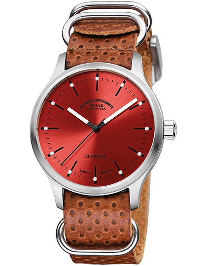 Vīriešu pulkstenis / unisex  MÜHLE-GLASHÜTTE, Panova Red / 40mm, SKU: M1-40-78-LB-I | dimax.lv