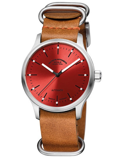 Vīriešu pulkstenis / unisex  MÜHLE-GLASHÜTTE, Panova Red / 40mm, SKU: M1-40-78-LB-II | dimax.lv