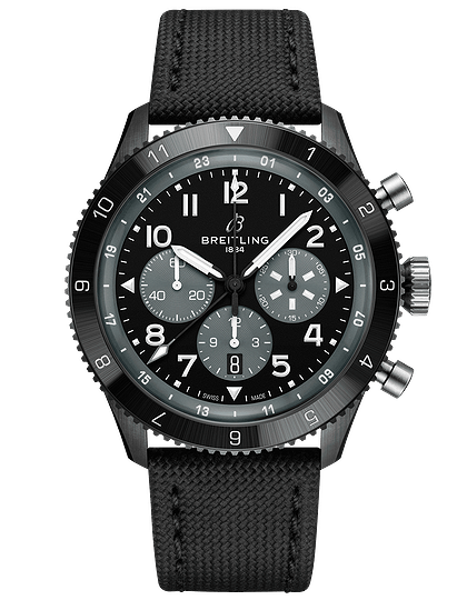 Мужские часы / унисекс  BREITLING, Super AVI B04 Chronograph GMT Mosquito Night Fighter / 46mm, SKU: SB04451A1B1X1 | dimax.lv