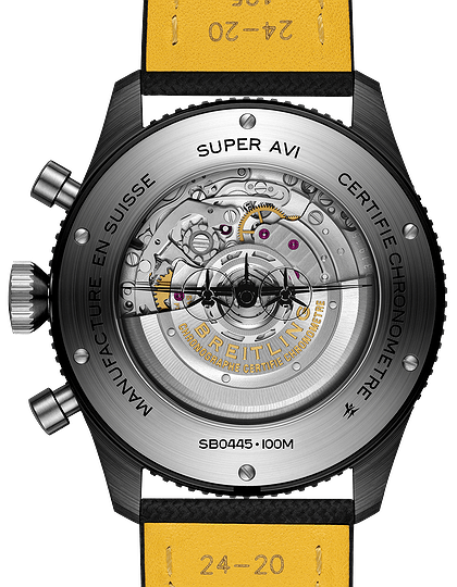 Мужские часы / унисекс  BREITLING, Super AVI B04 Chronograph GMT Mosquito Night Fighter / 46mm, SKU: SB04451A1B1X1 | dimax.lv