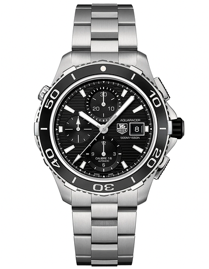 Men's watch / unisex  TAG HEUER, Aquaracer Chronograph D / 43mm, SKU: CAK2110.BA0833 | dimax.lv