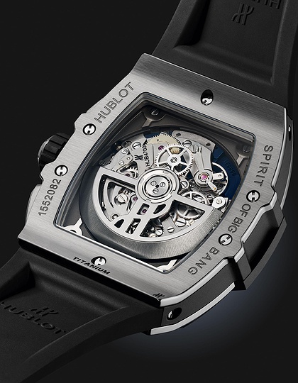 Men's watch / unisex  HUBLOT, Spirit Of Big Bang Titanium Blue Ceramic / 42mm, SKU: 642.NL.7170.RX | dimax.lv
