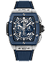 Men's watch / unisex  HUBLOT, Spirit Of Big Bang Titanium Blue Ceramic / 42mm, SKU: 642.NL.7170.RX | dimax.lv