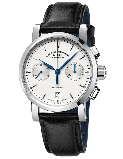 Men's watch / unisex  MÜHLE-GLASHÜTTE, Teutonia IV Chronograph / 39 mm, SKU: M1-44-35-LB | dimax.lv