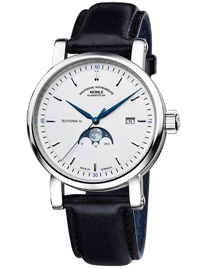 Мужские часы / унисекс  MÜHLE-GLASHÜTTE, Teutonia IV Moonphase / 41 mm, SKU: M1-44-05-LB | dimax.lv