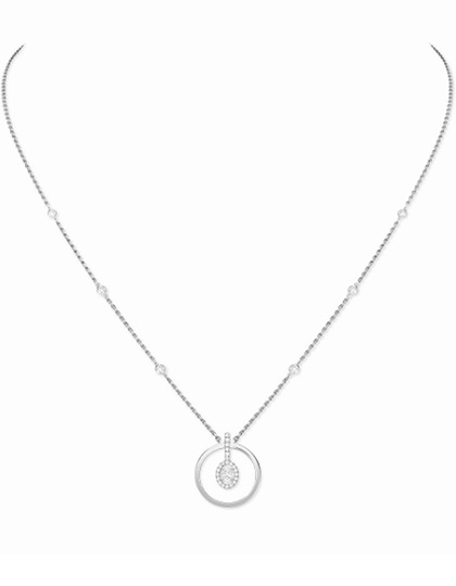 Women Jewellery  MESSIKA, Collier Glam'Azone Graphic, SKU: 49CO02W0-7180-0065-WG | dimax.lv