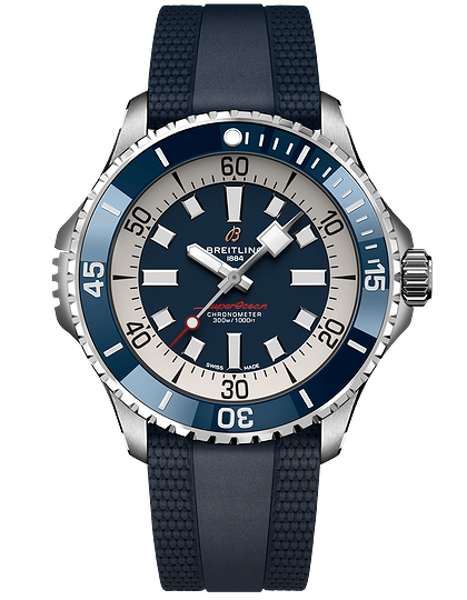 Vīriešu pulkstenis / unisex  BREITLING, Superocean Automatic / 46mm, SKU: A17378E71C1S1 | dimax.lv
