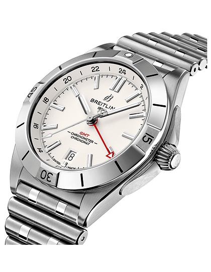 Vīriešu pulkstenis / unisex  BREITLING, Chronomat Automatic GMT / 40mm, SKU: A32398101A1A1 | dimax.lv