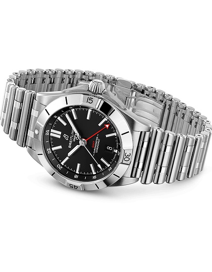 Vīriešu pulkstenis / unisex  BREITLING, Chronomat Automatic GMT / 40mm, SKU: A32398101B1A1 | dimax.lv