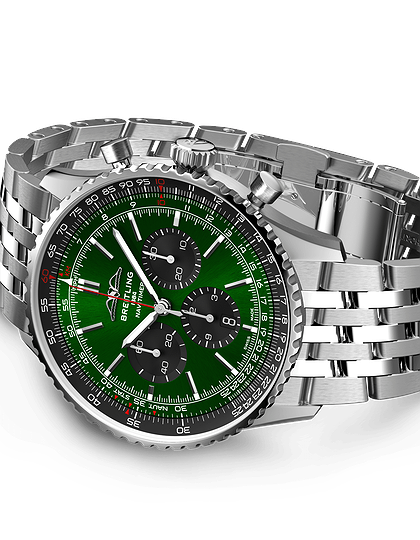 Vīriešu pulkstenis / unisex  BREITLING, Navitimer B01 Chronograph / 46mm, SKU: AB0137241L1A1 | dimax.lv
