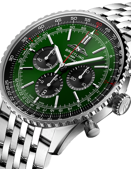 Vīriešu pulkstenis / unisex  BREITLING, Navitimer B01 Chronograph / 46mm, SKU: AB0137241L1A1 | dimax.lv