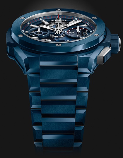 Men's watch / unisex  HUBLOT, Big Bang Integral Blue Ceramic / 42mm, SKU: 451.EX.5123.EX | dimax.lv