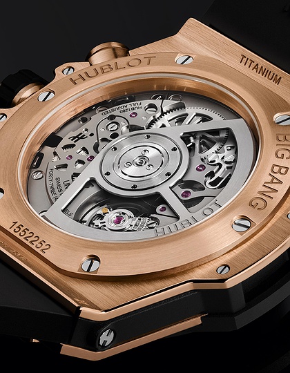 Men's watch / unisex  HUBLOT, Big Bang Unico King Gold Ceramic / 44mm, SKU: 421.OM.1180.RX | dimax.lv