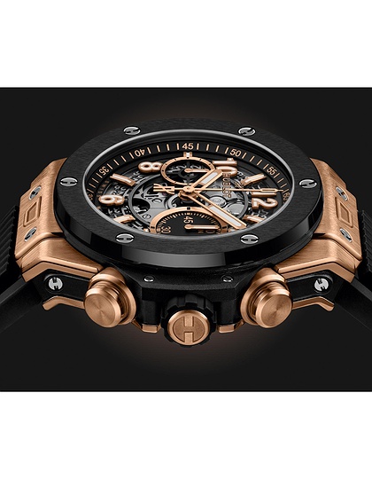 Men's watch / unisex  HUBLOT, Big Bang Unico King Gold Ceramic / 44mm, SKU: 421.OM.1180.RX | dimax.lv