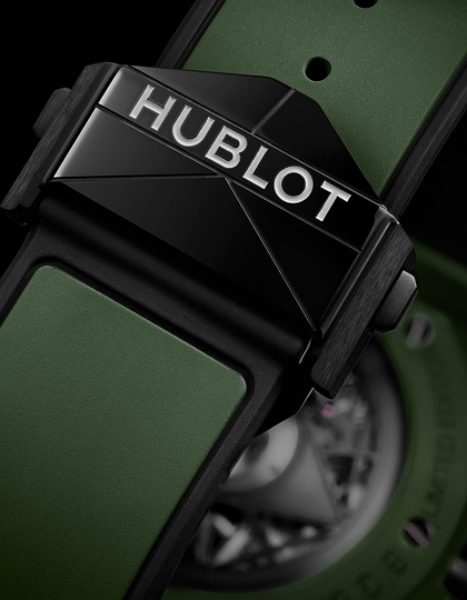 Men's watch / unisex  HUBLOT, Big Bang Sang Bleu II Green Ceramic / 45mm, SKU: 418.GX.5207.RX.MXM22 | dimax.lv