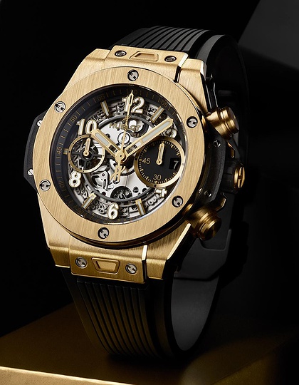 Men's watch / unisex  HUBLOT, Big Bang Unico Yellow Gold / 42mm, SKU: 441.VX.1131.RX | dimax.lv