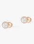 Women Jewellery  MESSIKA, Joy Round 2x0.10ct Diamonds Pink Gold Earrings, SKU: 06991-PG | dimax.lv