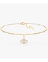 Women Jewellery  MESSIKA, Lucky Eye Pave Anklet, SKU: 11634-YG | dimax.lv