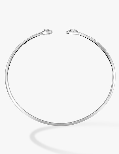 Sieviešu juvelierizstrādājumi  MESSIKA, My Twin Toi & Moi Thin Bangle Bracelet, SKU: 7222-WG | dimax.lv