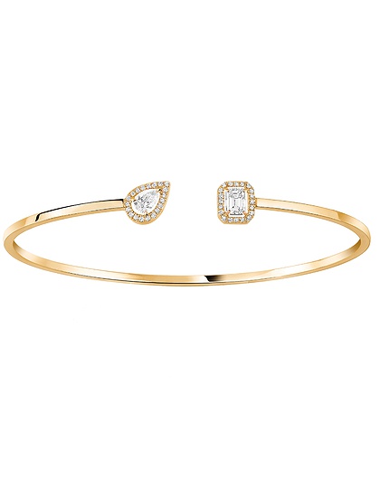 Women Jewellery  MESSIKA, My Twin Toi & Moi Thin Bangle Bracelet, SKU: 7222-YG | dimax.lv