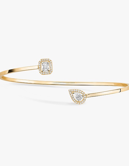 Женские ювелирные изделия  MESSIKA, My Twin Toi & Moi Thin Bangle Bracelet, SKU: 7222-YG | dimax.lv