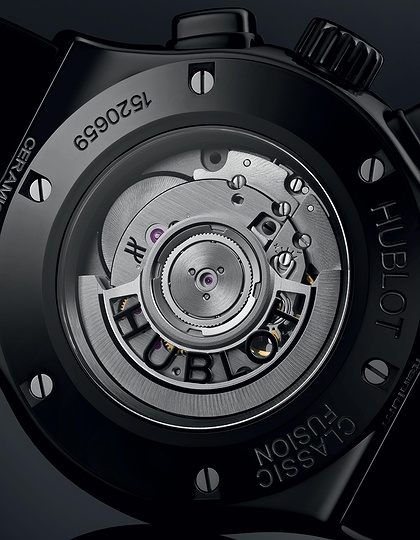 Men's watch / unisex  HUBLOT, Classic Fusion Chronograph Black Magic / 45mm, SKU: 521.CM.1171.RX | dimax.lv