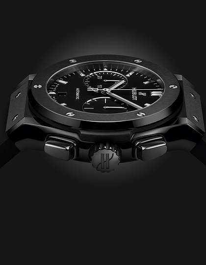 Men's watch / unisex  HUBLOT, Classic Fusion Chronograph Black Magic / 45mm, SKU: 521.CM.1171.RX | dimax.lv