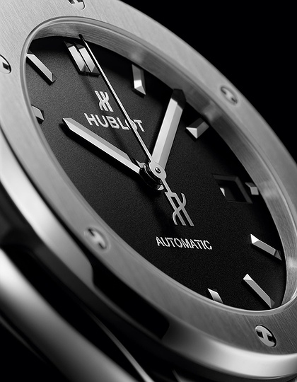 Vīriešu pulkstenis / unisex  HUBLOT, Classic Fusion Titanium / 38mm, SKU: 565.NX.1470.RX | dimax.lv