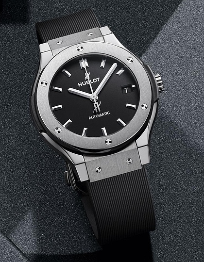 Vīriešu pulkstenis / unisex  HUBLOT, Classic Fusion Titanium / 38mm, SKU: 565.NX.1470.RX | dimax.lv