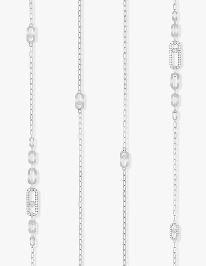 Женские ювелирные изделия  MESSIKA, Move Uno Long Necklace, SKU: 07170-WG | dimax.lv