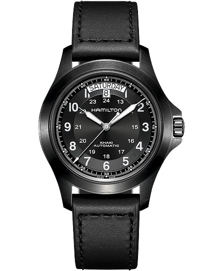 Vīriešu pulkstenis / unisex  HAMILTON, Khaki Field King Auto /40mm, SKU: H64465733 | dimax.lv