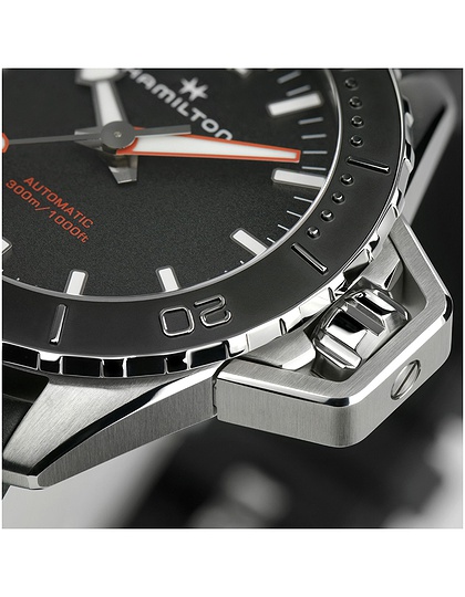 Vīriešu pulkstenis / unisex  HAMILTON, Khaki Navy Frogman Auto / 46mm, SKU: H77825330 | dimax.lv