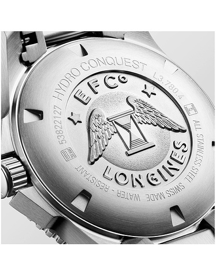 Men's watch / unisex  LONGINES, HydroСonquest / 39mm, SKU: L3.780.4.96.6 | dimax.lv