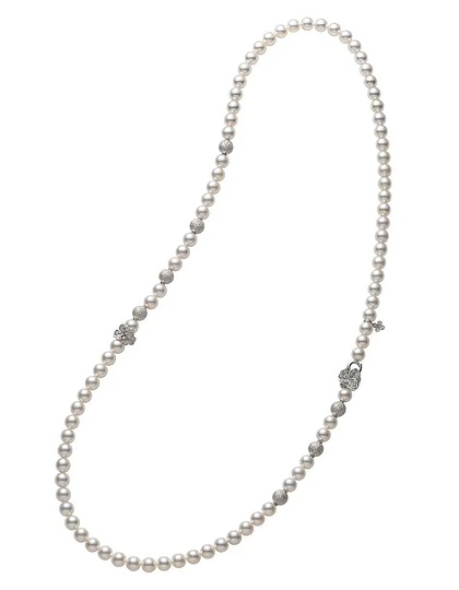 Sieviešu juvelierizstrādājumi  MIKIMOTO, Fortune Leaves Collection, SKU: KZ1515DW | dimax.lv