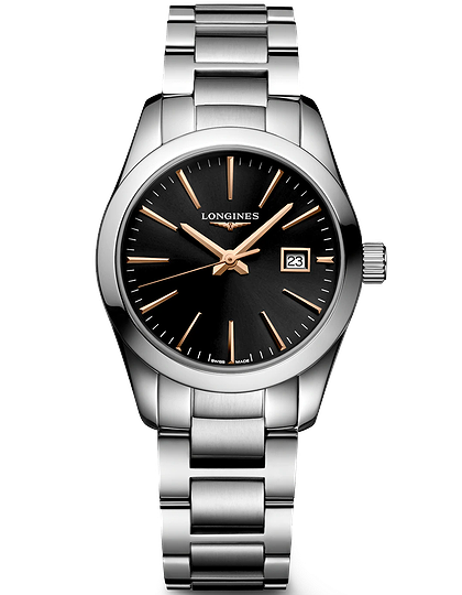 Женские часы  LONGINES, Conquest Classic / 29.50mm, SKU: L2.286.4.52.6 | dimax.lv