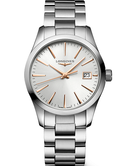 Женские часы  LONGINES, Conquest Classic / 34mm, SKU: L2.386.4.72.6 | dimax.lv