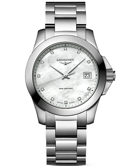 Sieviešu pulkstenis  LONGINES, Conquest / 34mm, SKU: L3.377.4.87.6 | dimax.lv