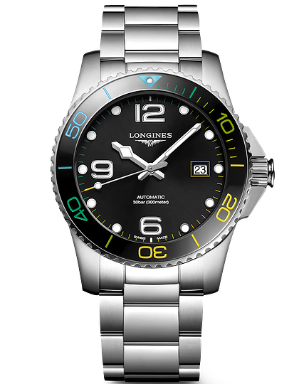 Men's watch / unisex  LONGINES, Hydroconquest XXII Commonwealth Games / 41mm, SKU: L3.781.4.59.6 | dimax.lv