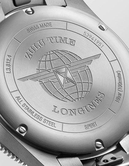 Men's watch / unisex  LONGINES, Spirit Zulu Time / 42mm, SKU: L3.812.4.53.6 | dimax.lv