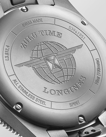 Vīriešu pulkstenis / unisex  LONGINES, Spirit Zulu Time / 42mm, SKU: L3.812.4.63.6 | dimax.lv