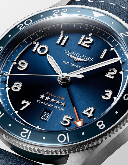 Men's watch / unisex  LONGINES, Spirit Zulu Time / 42mm, SKU: L3.812.4.93.2 | dimax.lv
